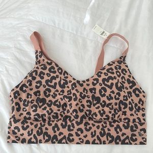 Aerie leopard sports bra
